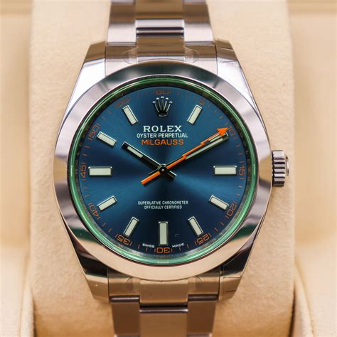 rolex milgauss z blue valutazione|rolex milgauss price chart.